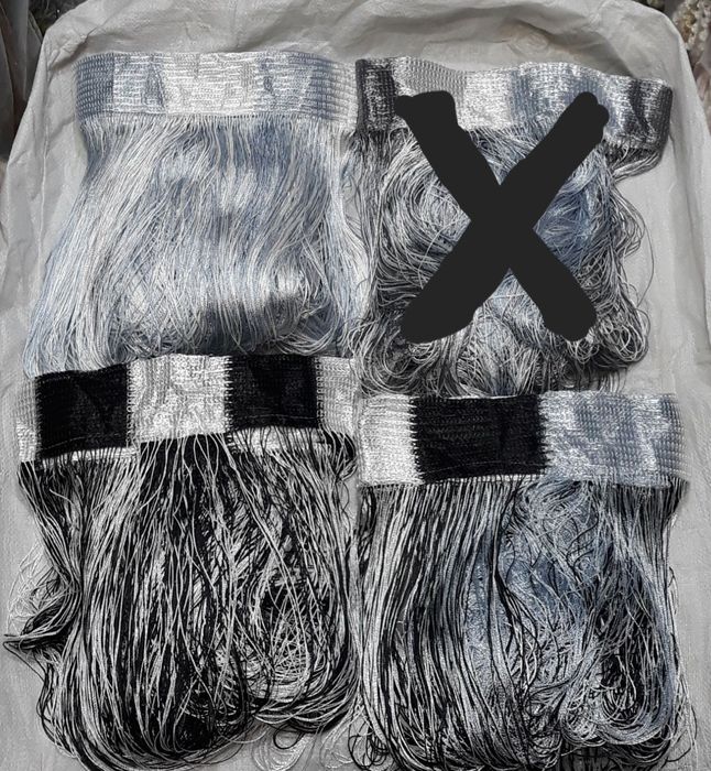 Шторы Нити Радуга без люрекса  - склад г.Киев.