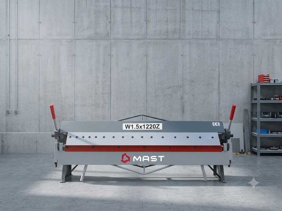 Сегментний листозгинальний верстат MAST W1.5X1220Z сегментний листозгин, сегментный листогиб, листогиб ручнойлистогибочный станок