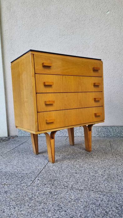 Szafki nocne Novy Domov Czechosłowacja lata 60 Mezulanik Design PRL
