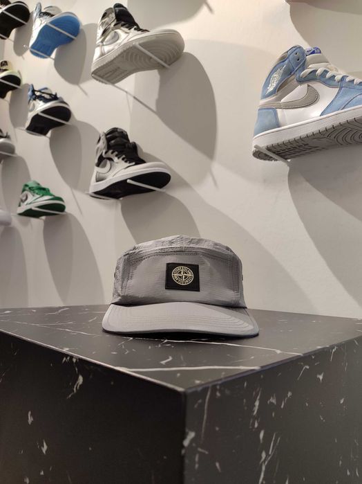 Кепка STONE ISLAND 99069 Nylon Metal 5-Panel Cap Grey SI0169-GY