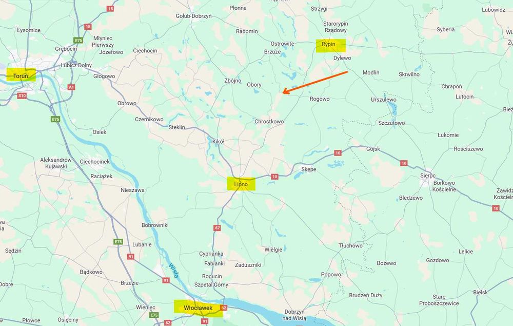 Grunty rolne wraz z zabudowaniami (9,62 ha) - siedlisko