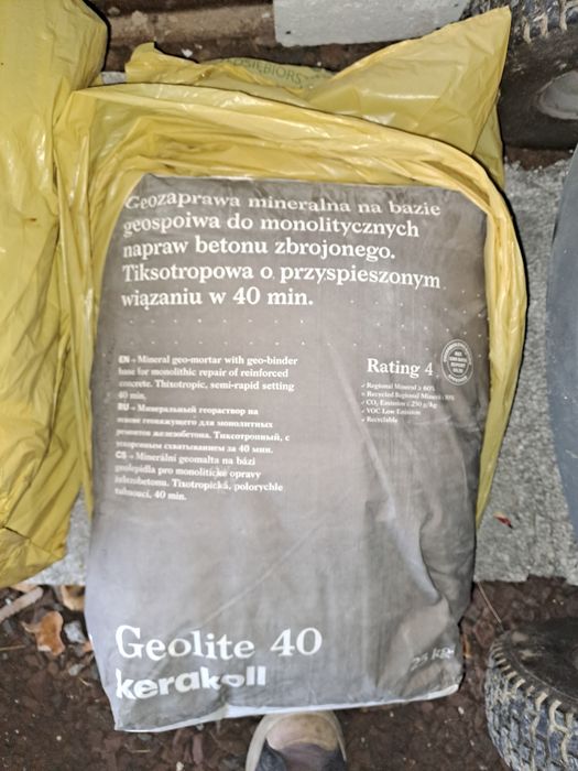 Sprzedam 3worki zaprawy do naprawy balkonów