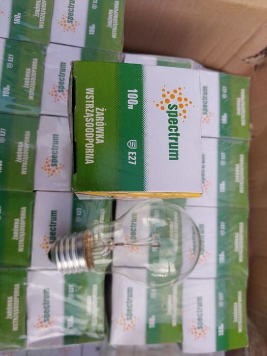 Sprzedam żarówki 100w E27 230V 10 szt.
