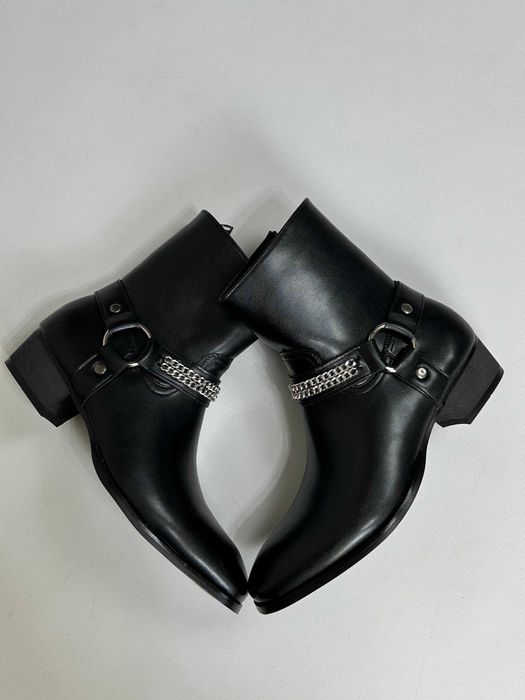 Черевики indie sleeze казаки hedi boy archive boots black архив чорні