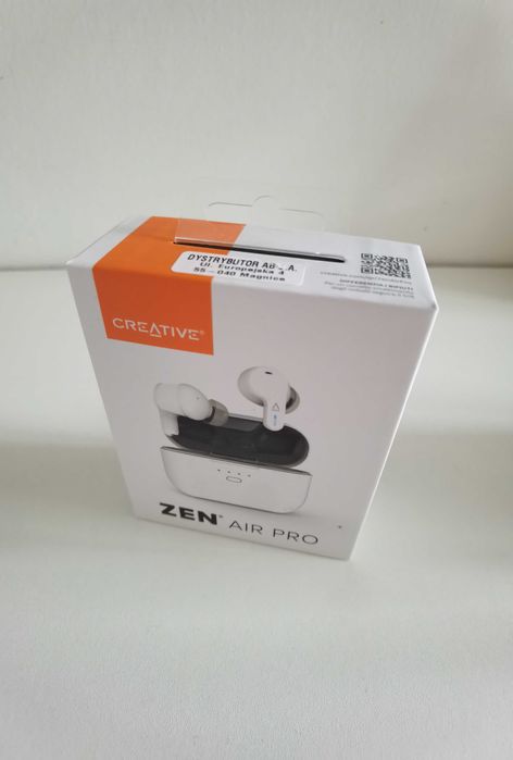 Słuchawki bezprzewodowe Creative zen air pro białe dokanałowe douszne