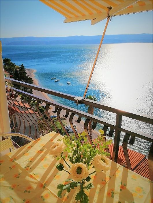 Chorwacja OMIŠ apartament z widokiem na morze blisko plaży