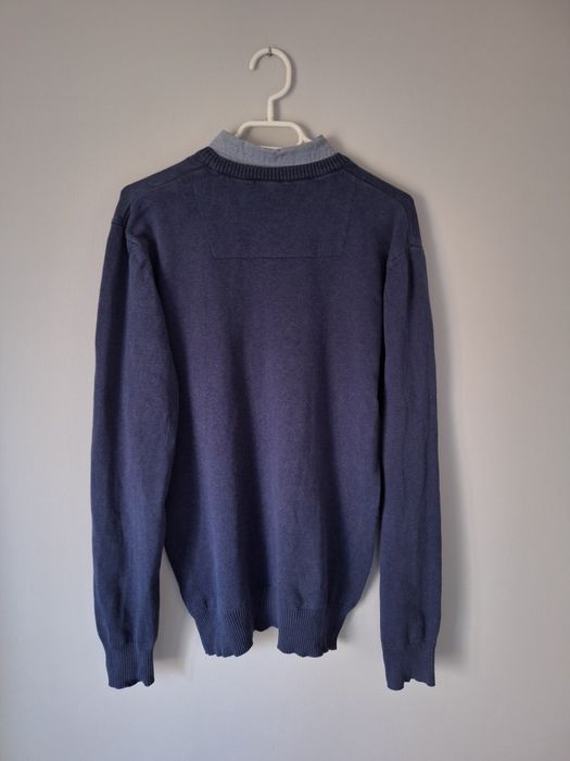 Sweter męski M, Cropp, z kołnierzykiem, granat