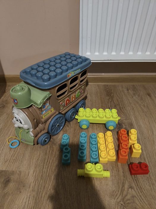 Pociąg  klocki zabawka dla dziecka