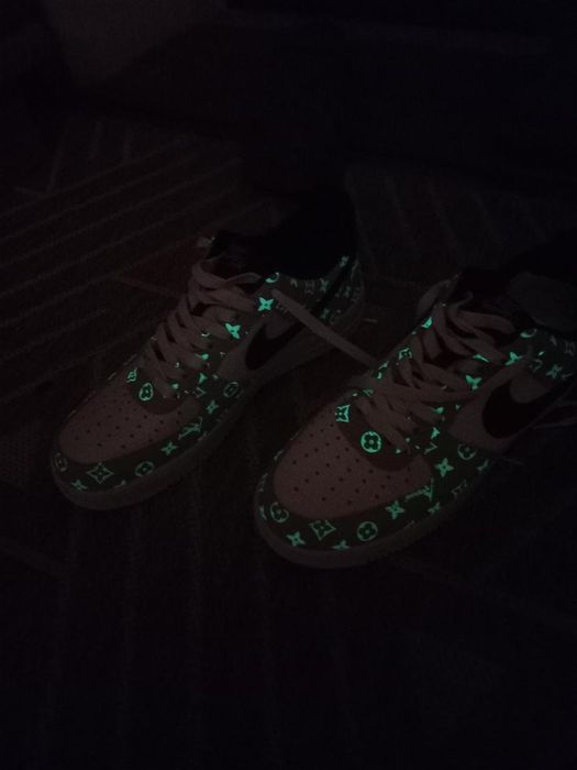 Кросівки Nike air force 1 x Louis Vuitton