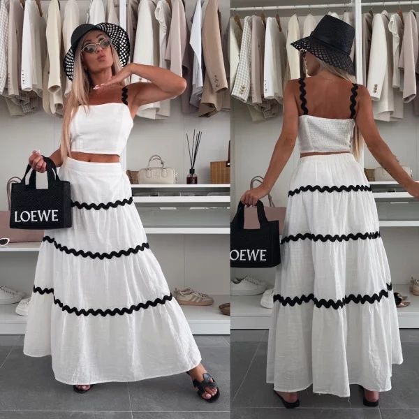 Komplet letni 2w1 rozmiar M/L 100% bawełna