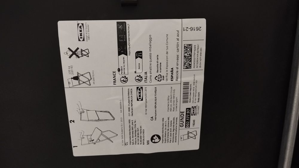 Cadeira desdobrável IKEA
