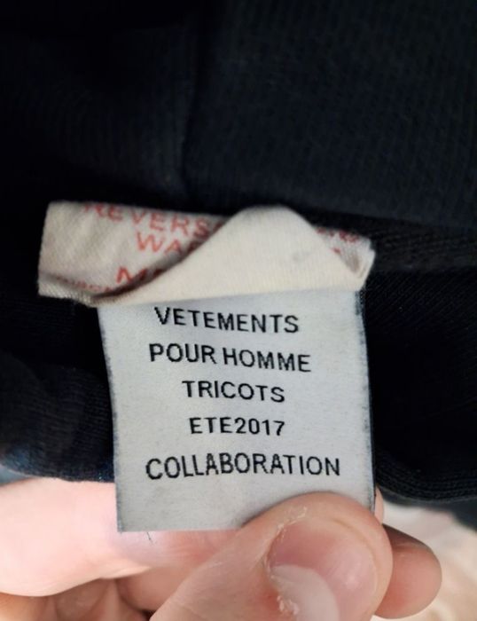 Vetements x Champion SS17 hoodie худи