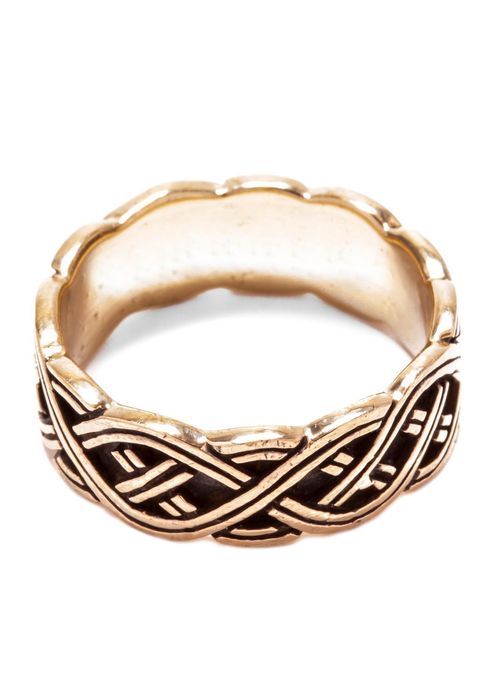 Nordmannen Ring Aus Bronze, Gr. 22 Bm