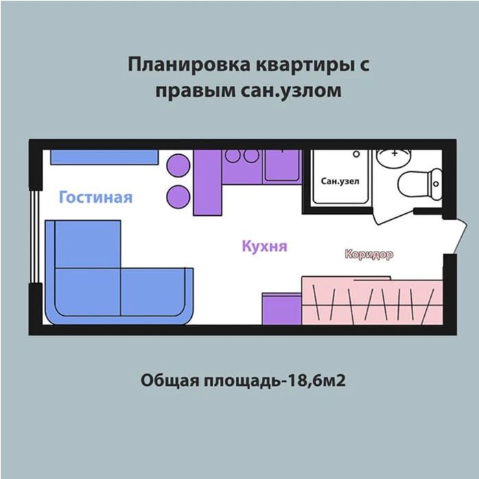 Продам квартиру 19м Ботанический сад Клочковская Павловка Новостройка