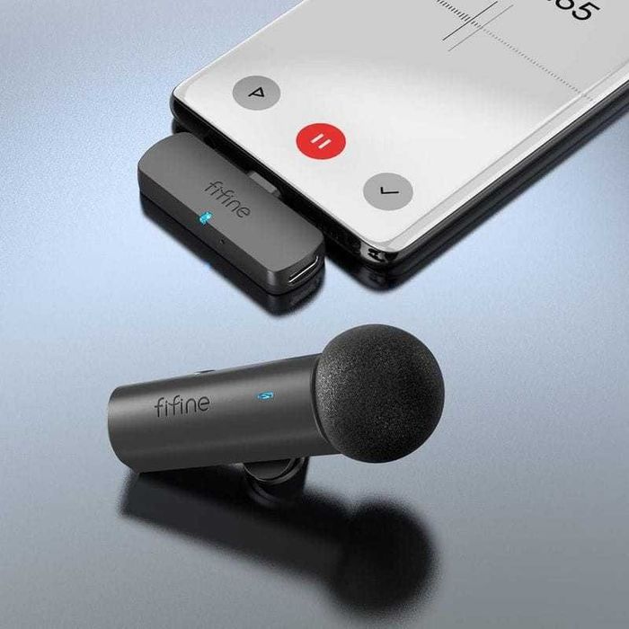 Microfone wireless FIFINE M6 - nunca usado - NA CAIXA