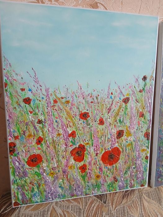 50-40см.. Пастозно. Олійні фарби.