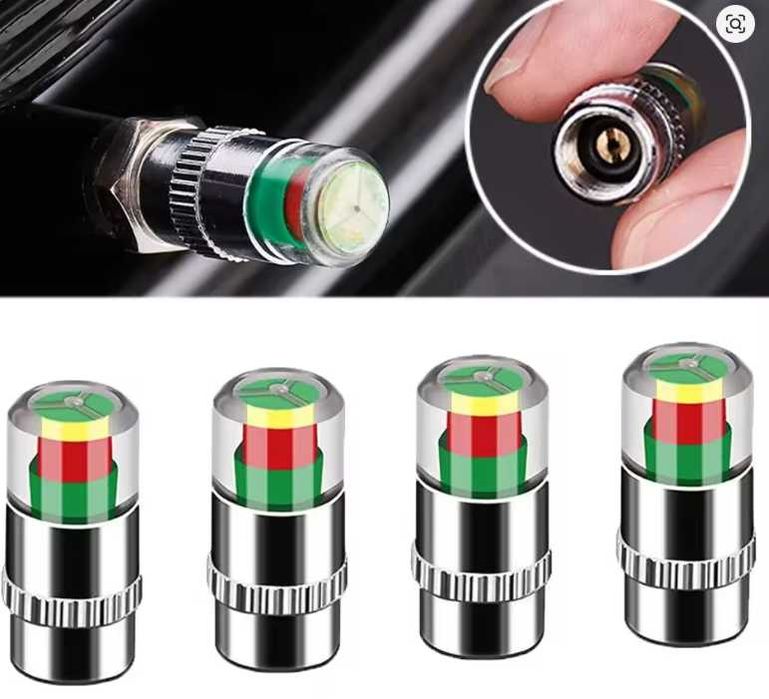 4 pçs indicador de pressão da válvula sensor detecção externa