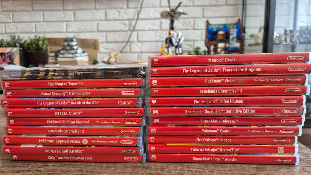 Nintendo Switch v2 + 20 gier