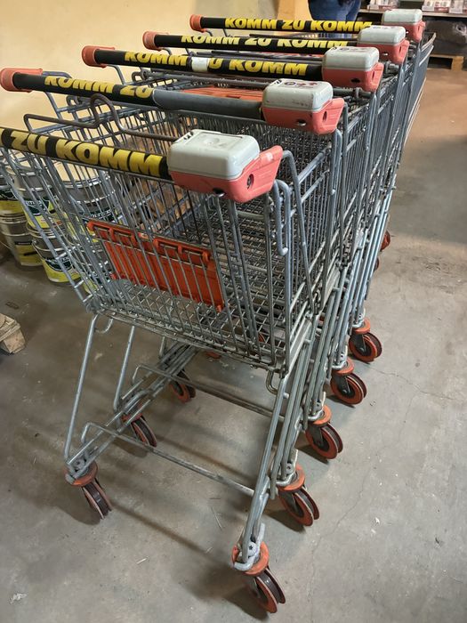 Wózek sklepowy metalowy 1 sztuka używany