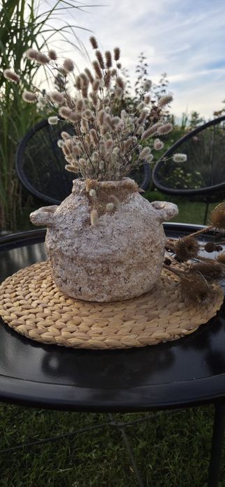 wazon, dzban, boho dekoracje, rękodzieło