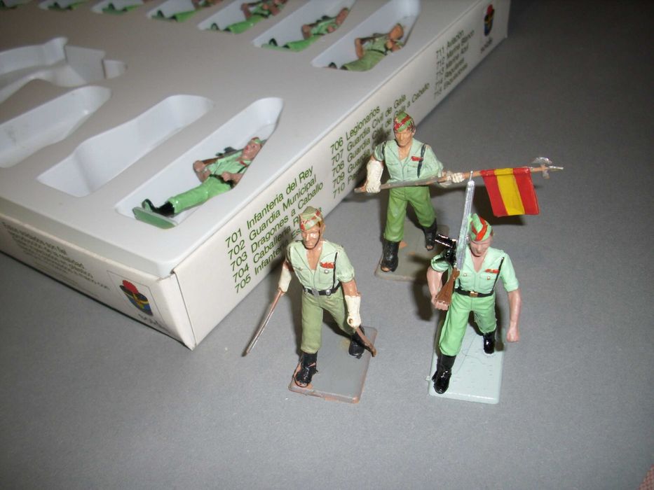 Caixa SOLDIS anos 70 Ref. 706 - Legionários em Desfile - Reamsa Gomarsa Jecsan. Portes inclusos.