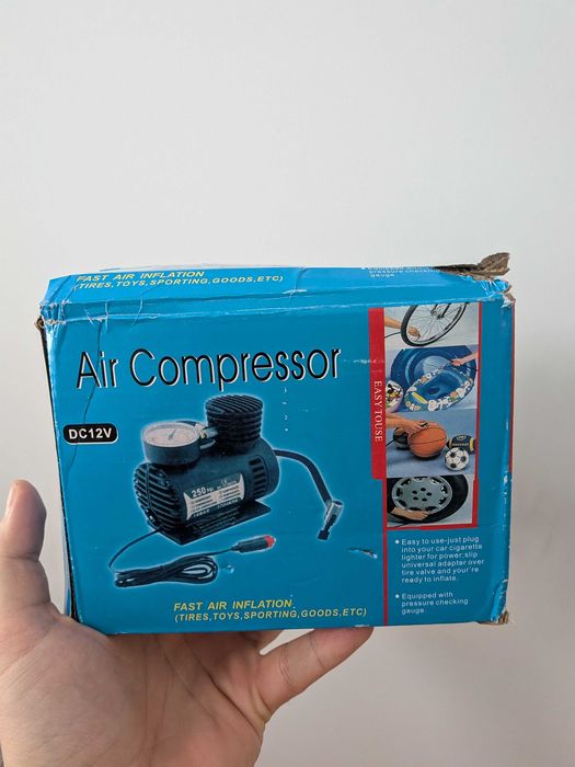 Kompresor 12 v pod gniazdo zapalniczki samochodowej