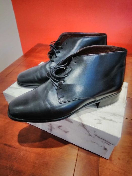 Botas italianas, pele genuína de alta qualidade, marca Luca Grossi
