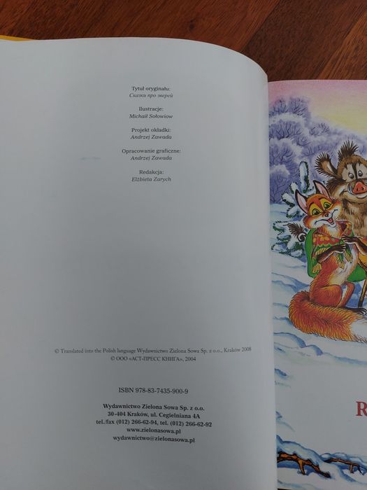Bajki o zwierzetach.