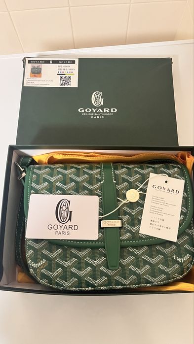 mala goyard novo na caixa