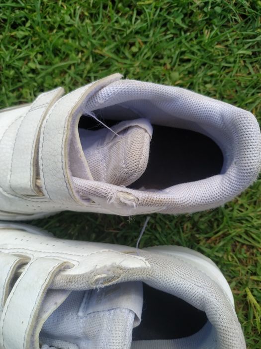 Białe Białe Adidasy na rzepy 30  na rzepy 30