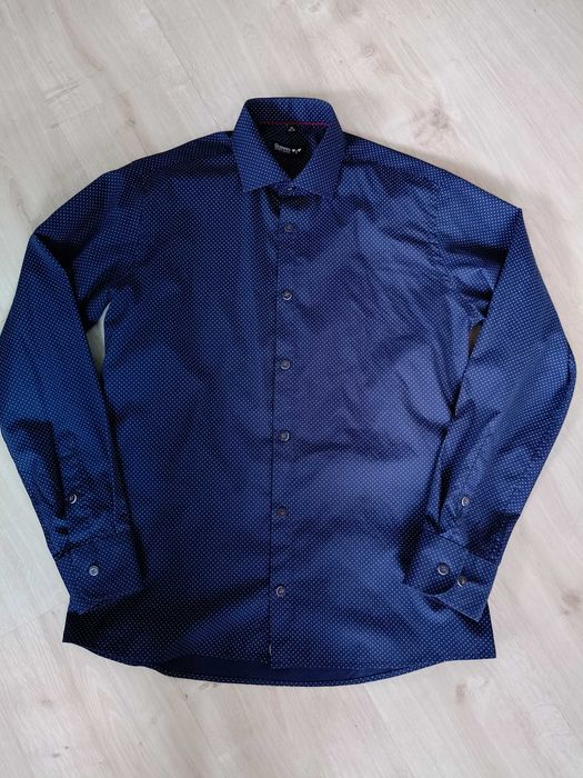 Koszula męska granat