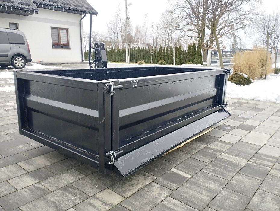 Skrzynia do ciągnika z wywrotem  mechanicznym skrzynia na TUZ