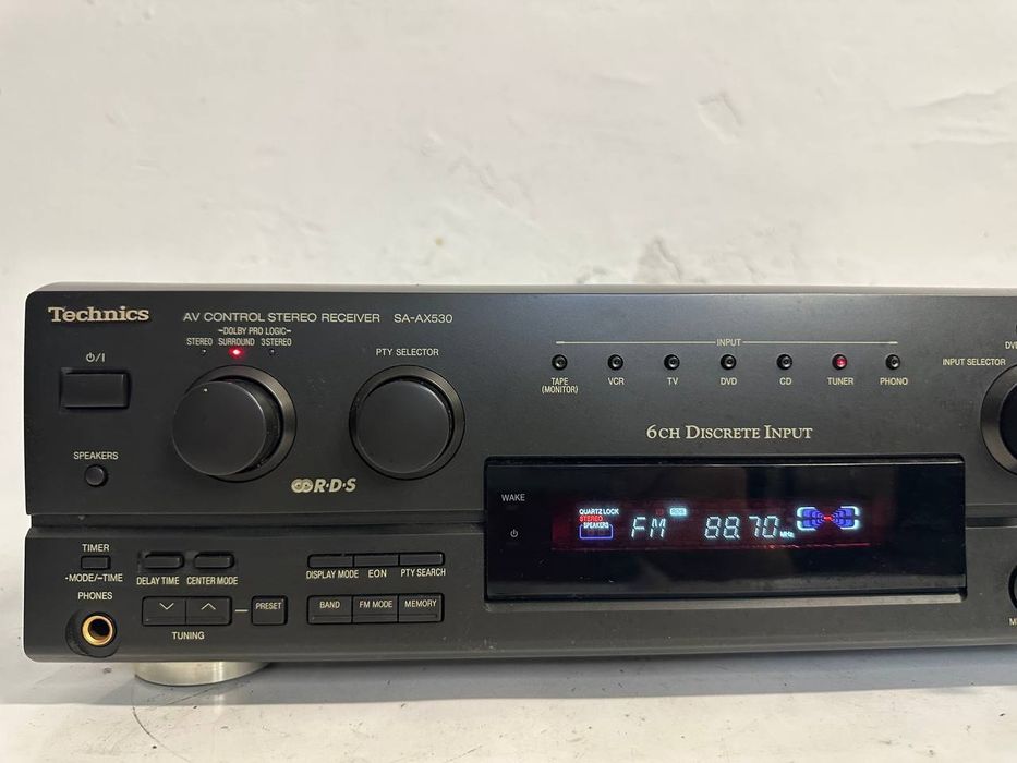 Amplituner kina domowego Technics SA-AX530 | 5.1, 2×100W, Dolby Pro Logic, RDS, Hi-Fi