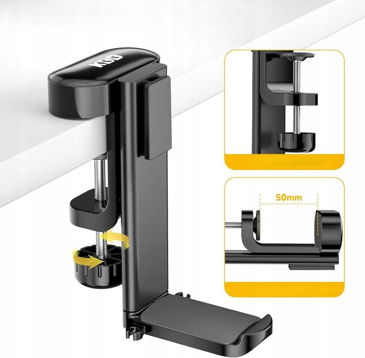 4 w 1 organizer, kosz na kubek stołowy - uchwyt na słuchawki na biurko