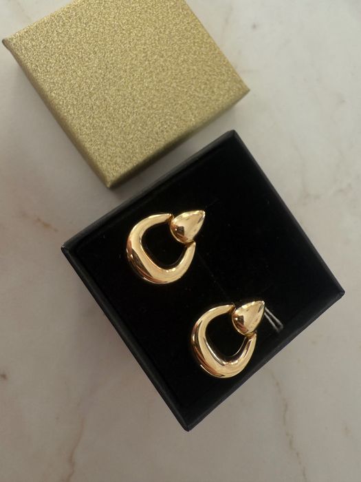 Kolczyki złote wiszące sztyft nowe 585