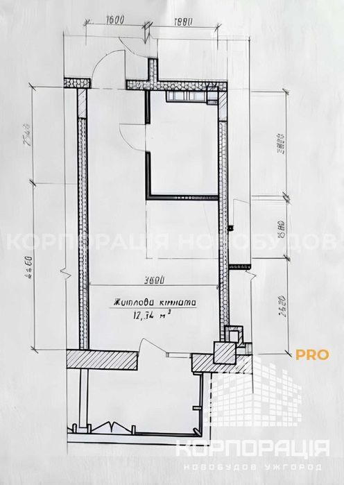Продаж смарт-квартири, 28.66 м2, вул.Грушевського/Заньковецької