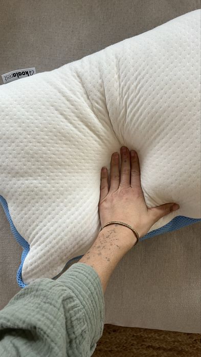 Almofada Koala rest em bambu e algodao.