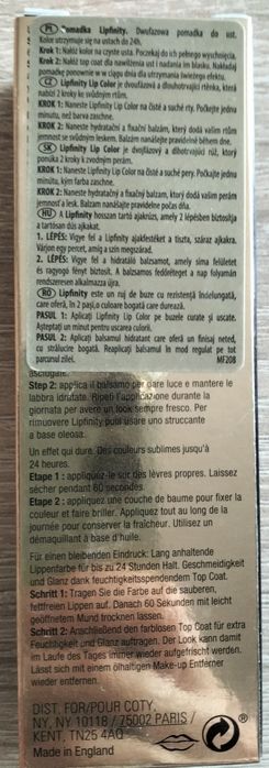 Max Factor Lipfinity 24 HRS 130 Luscious