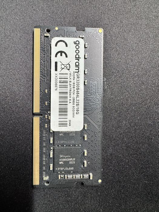 16 Gb RAM ddr4 sodimm