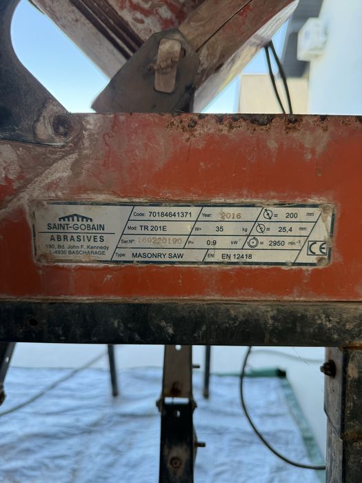 Przecinarka do płytek Norton Clipper TR 201 E