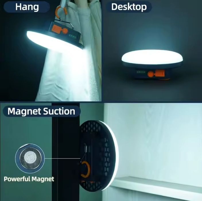 Ліхтар Moslighting MOS14, Кемпінгова лампа, Світильник  акумуляторний.