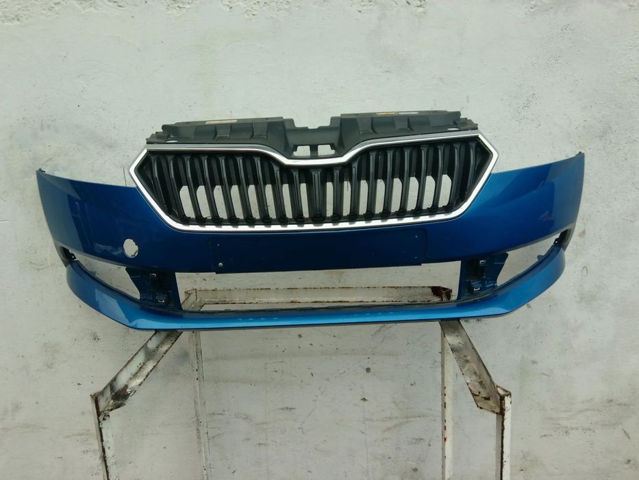SKODA FABIA III LIFT 6V0807221F ZDERZAK PRZÓD PRZEDNI ATRAPA GRILL