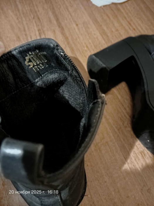 Ботинки на платформе с каблуком