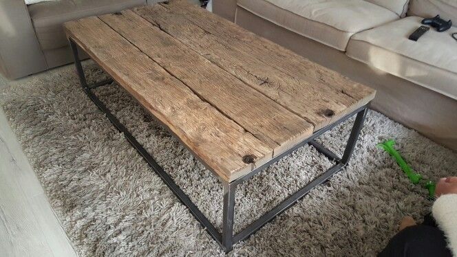 Stolik kawowy, Rustykalny, stare drewno.