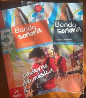 Manuais música 5/6/7/8º ano - areal, texto e porto editora