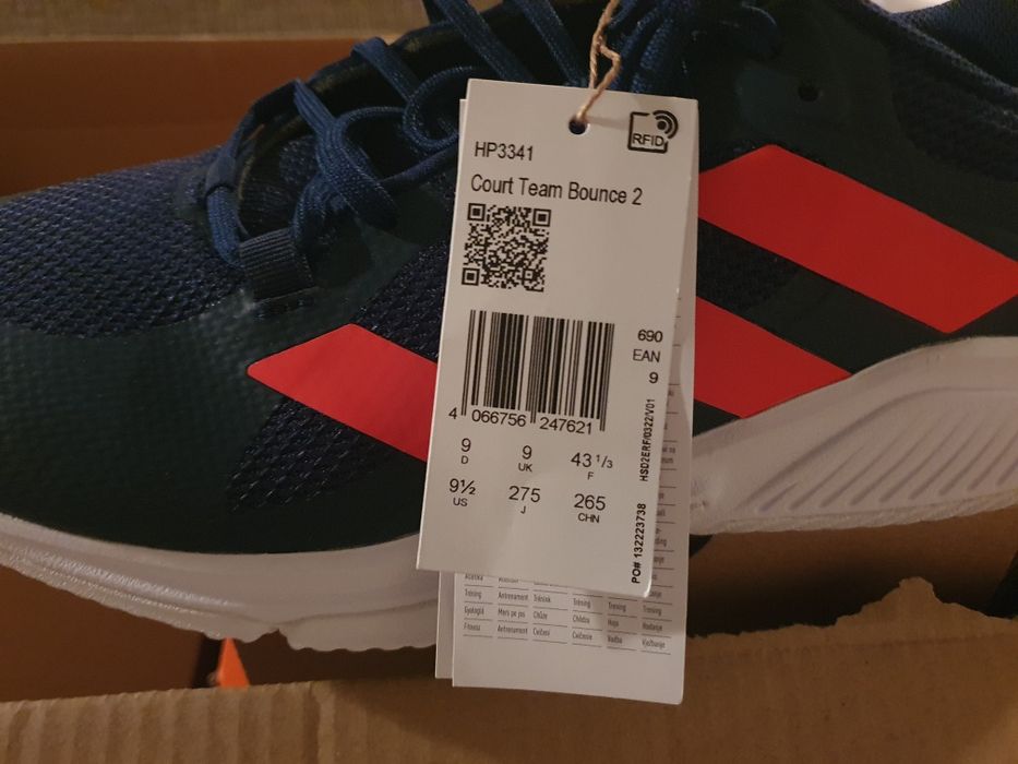 Męskie buty sportowe ADIDAS COURT TEAM BOUNCE 2.0 M r. 43 1/3 EU 27,5