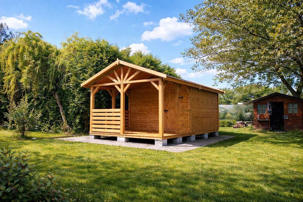 Domek ogrodowy drewniany 3x6 | producent | nowoczesny | transport