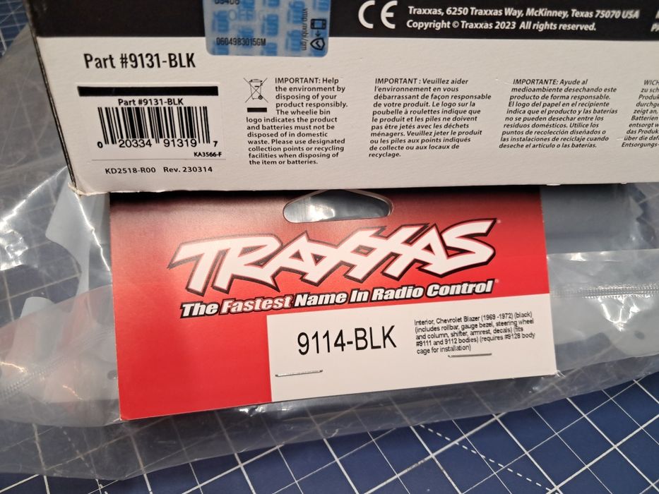 Karoseria Traxxas TRX4 Blazer K5  9131 z wnętrzem 9114