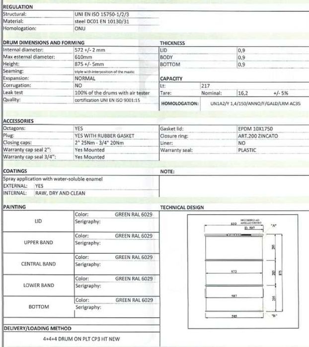 Beczki 200 litrowe czyste
