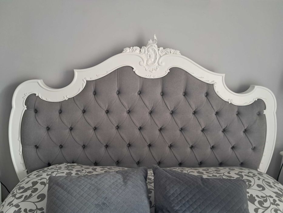 Mobília Quarto Queen Anne lacada a branco